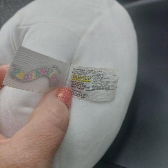 Halloween BOO! Squishmallow Ghost w/Black & Orange Witch Hat 10" Plush Doll - Picture 10 of 10